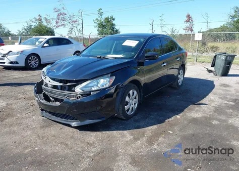 2017 Nissan Sentra Sv из США, поврежденный, VIN 3N1AB7AP1HL644336